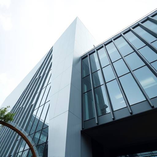 High-quality image showcasing architecture photography of a modern building with sharp lines and natural lighting